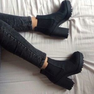 TOPSHOP BOBBY chunky bootie